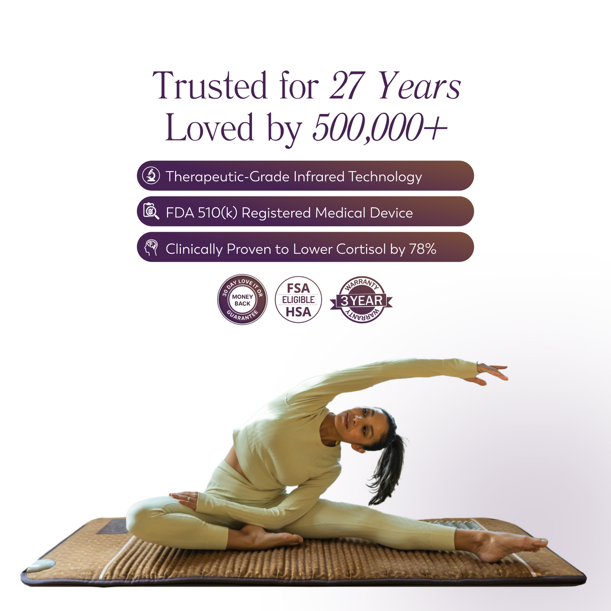 BioMat® Professional | Full-Body Amethyst Infrared Mat – BioMat.com